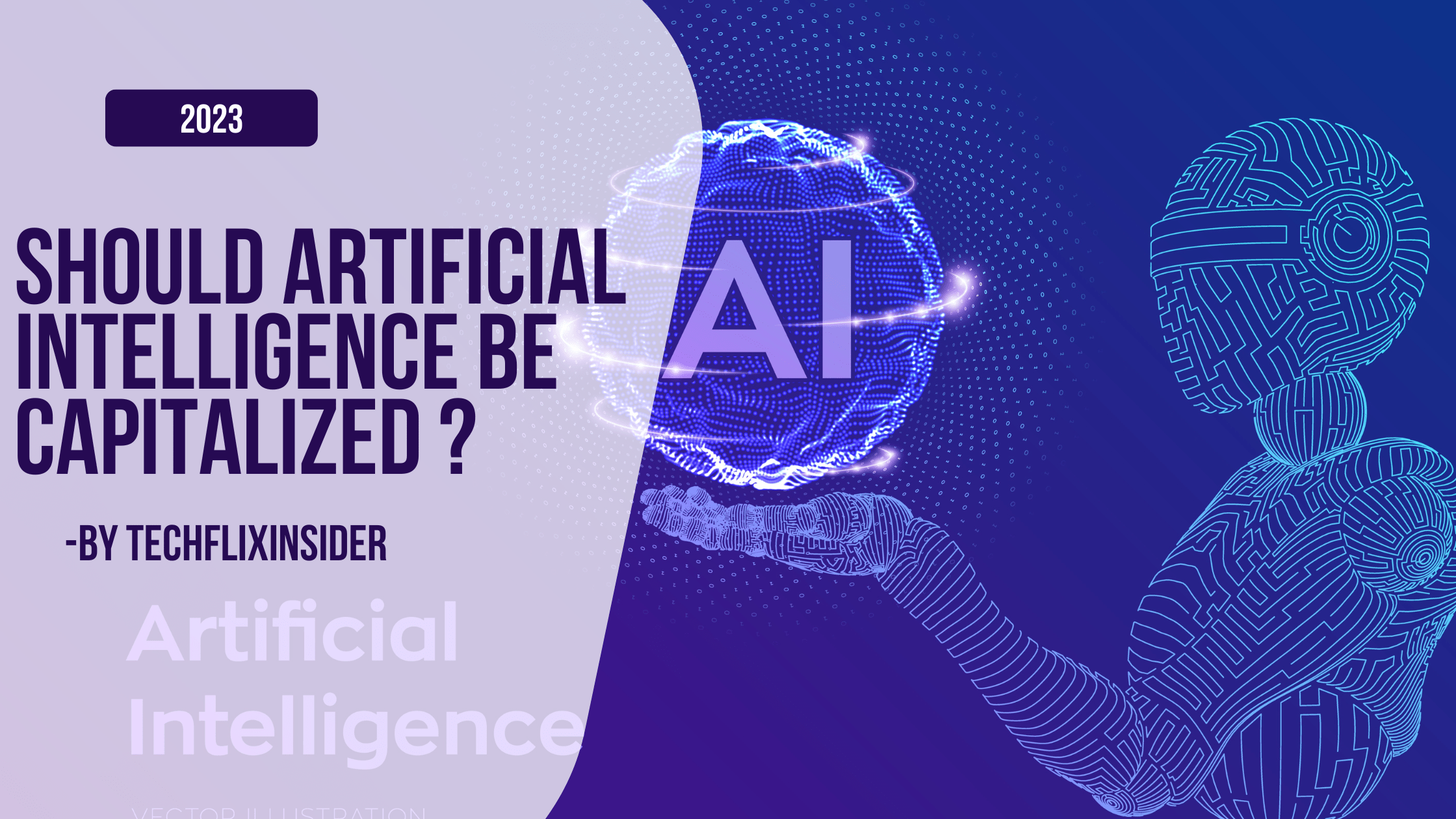 should artificial intelliegence be capitalized